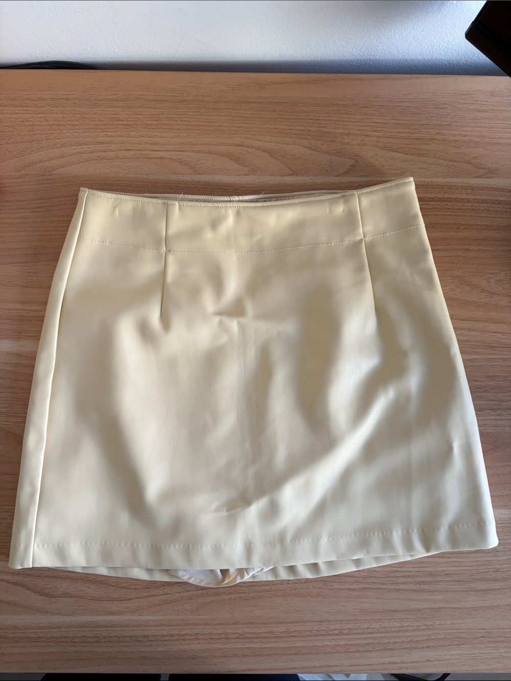 Butter Yellow A-Line Mini Skort - Women's Mini Skirt